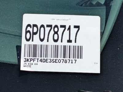 2025 Kia K4 LXS