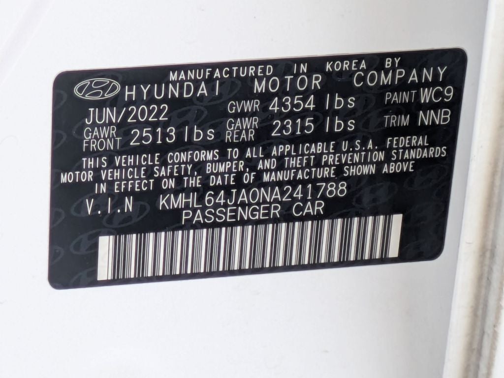 2022 Hyundai Sonata SEL