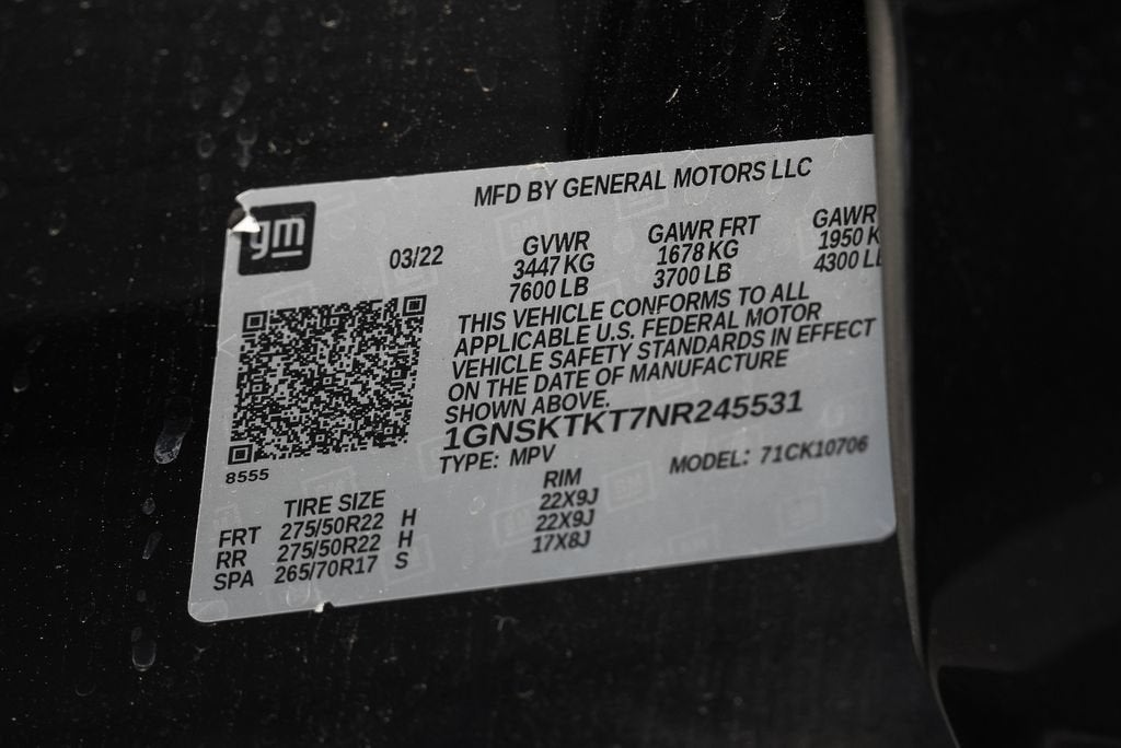 2022 Chevrolet Tahoe High Country