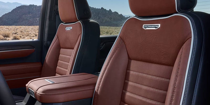 2026 GMC Sierra 2500 HD premium interior seats