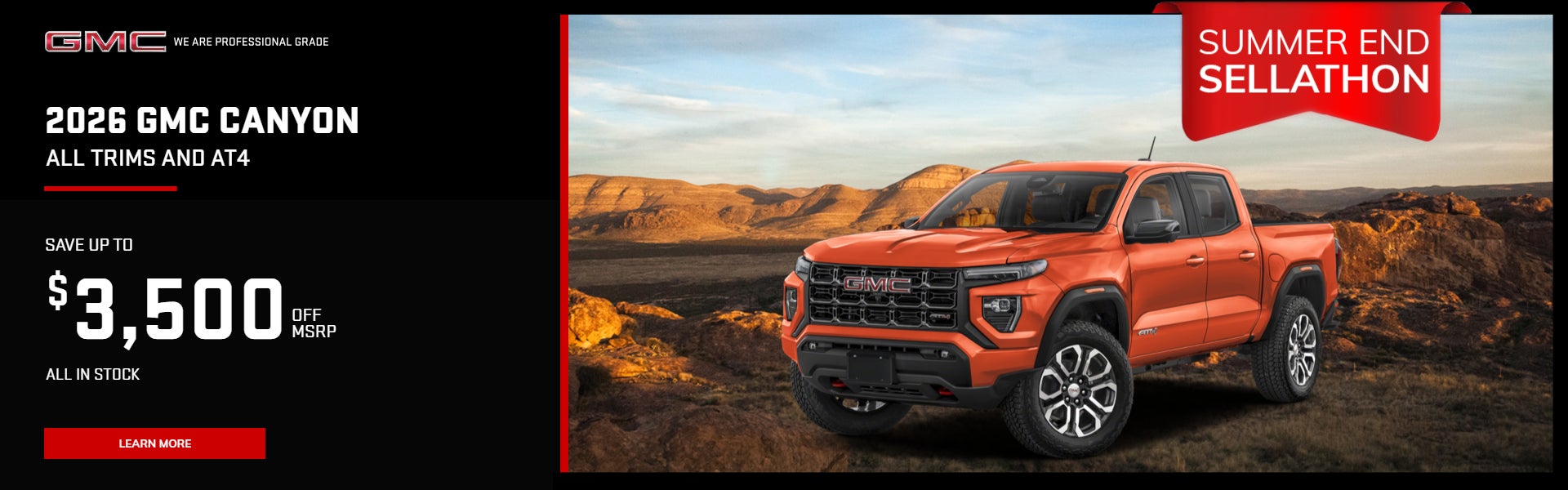 2026 GMC Canyon ALL TRIMS AND AT4