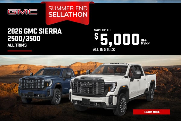 2026 GMC Sierra 2500/3500 All Trims