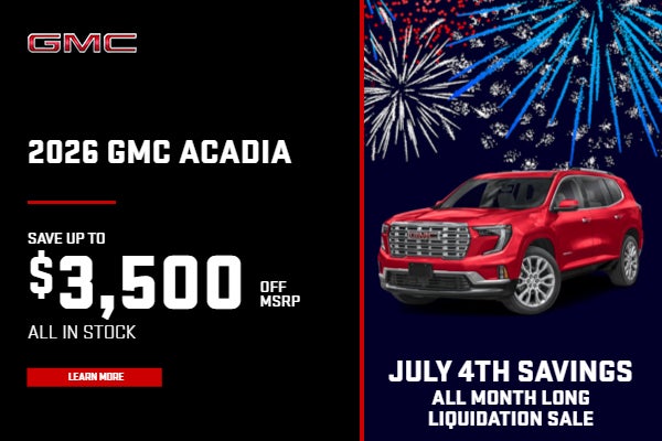 2026 GMC Acadia