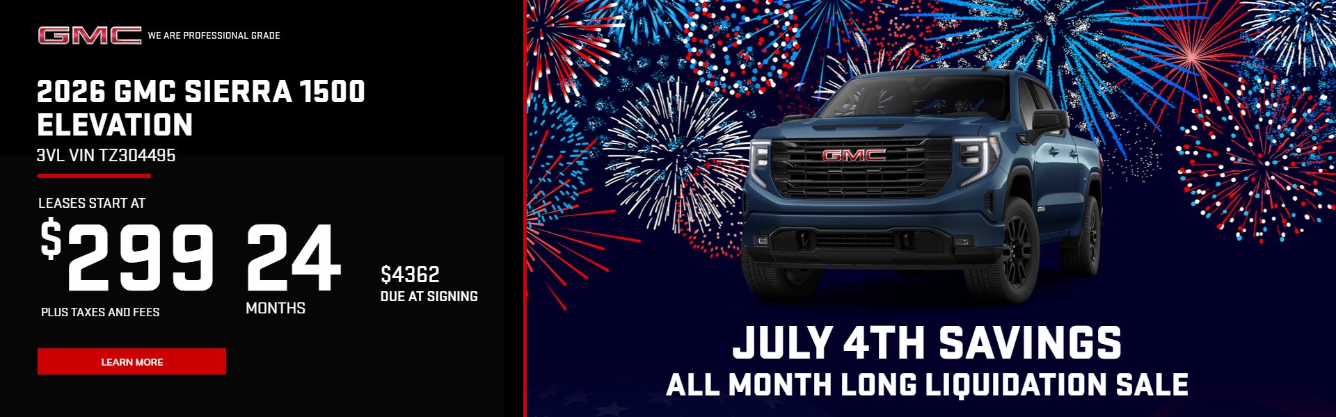 2026 GMC Sierra 1500 Elevation 3VL VIN TZ304495