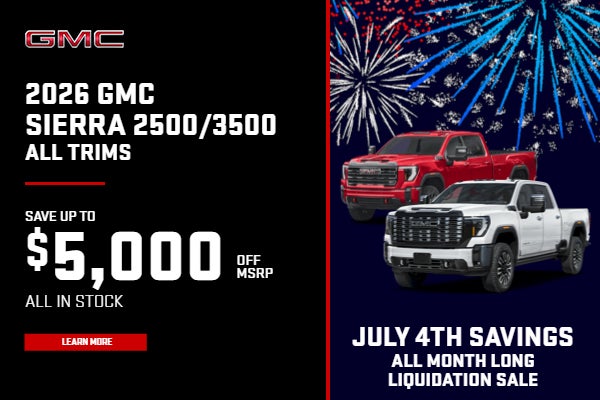 2026 GMC Sierra 2500/3500 All Trims