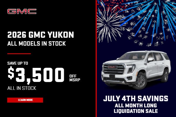 2026 GMC Yukon All Models In Stock