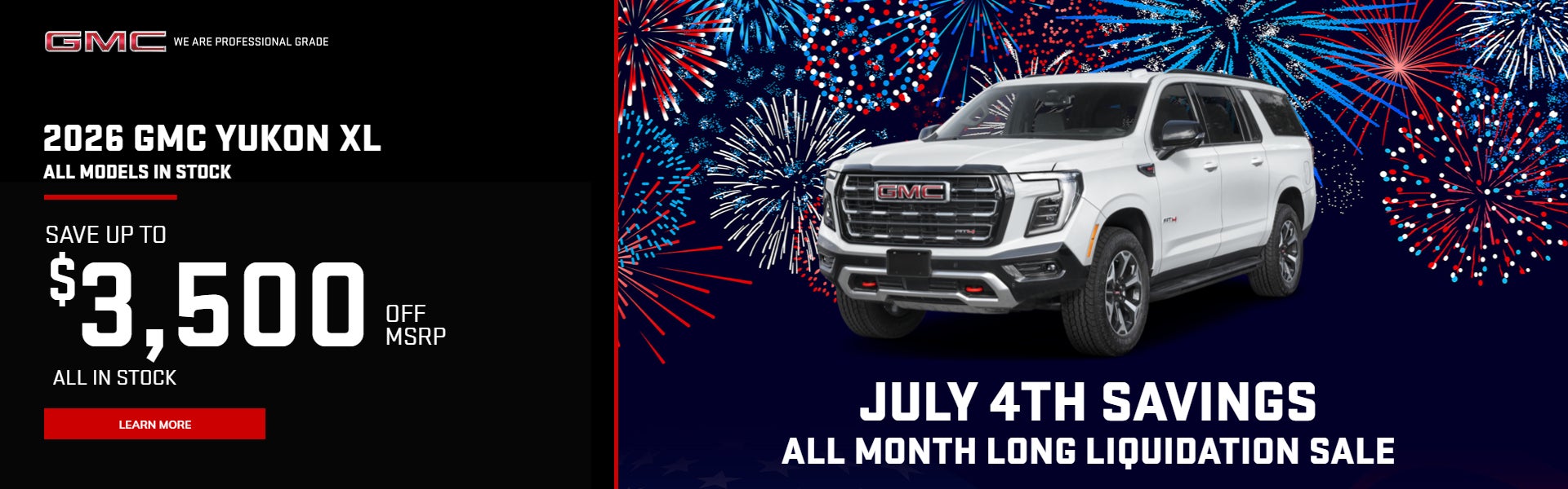 2026 GMC Yukon All Models In Stock